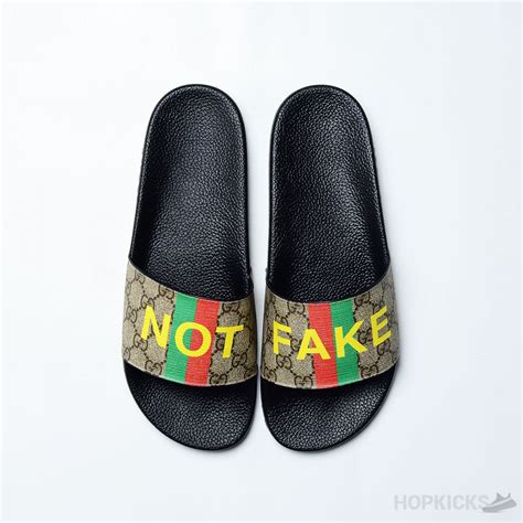 gucci fake not slides